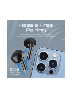 PROMATE In-Ear True Wireless Earbuds, High Fidelity Bluetooth v5.0 Earphones With Built-In Mic Black  - Image 4