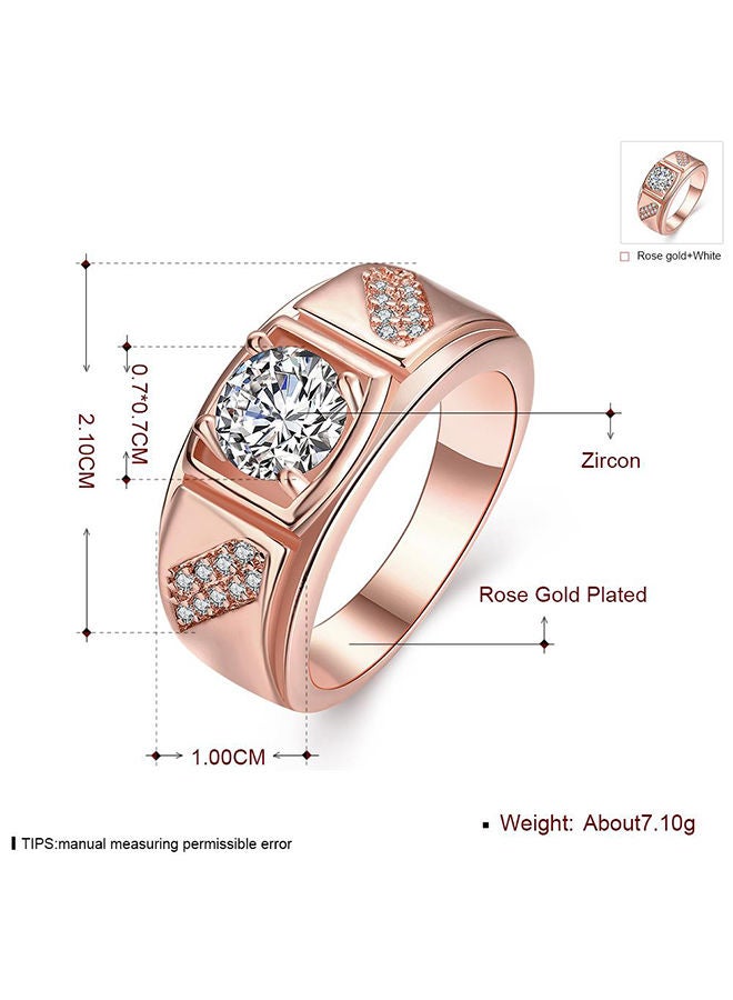 سكمي Fashionable Latest Shinny Simple Ring Kzcr132B10  - Image 4