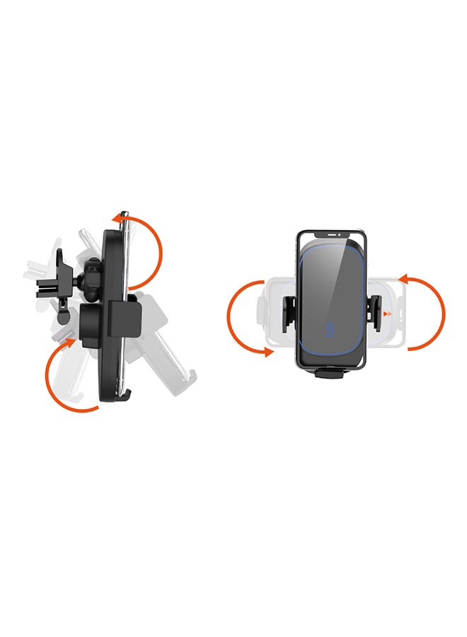 MYCANDY - Wireless Phone Holder And Charger 15W Black - Image 1