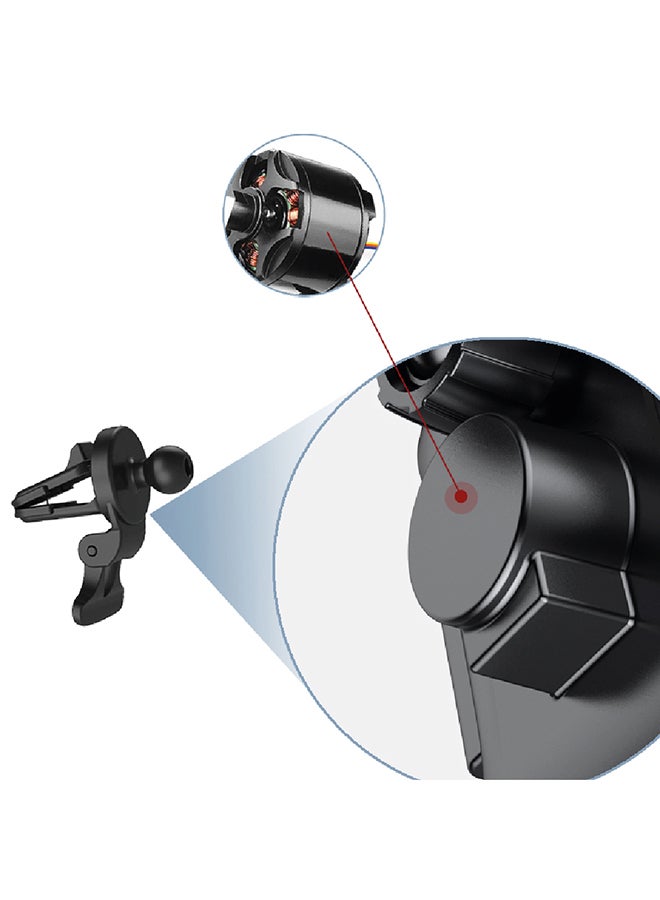 MYCANDY - Wireless Phone Holder And Charger 15W Black - Image 1