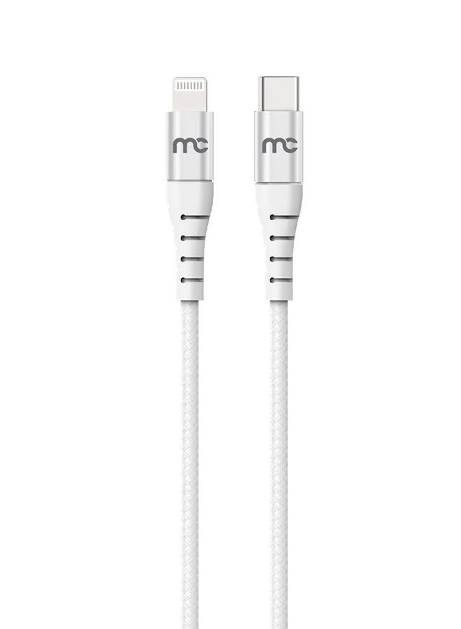 MYCANDY Type C To Mfi Lightning Charge And Sync C94 Cable 1.2m White  - Image 2