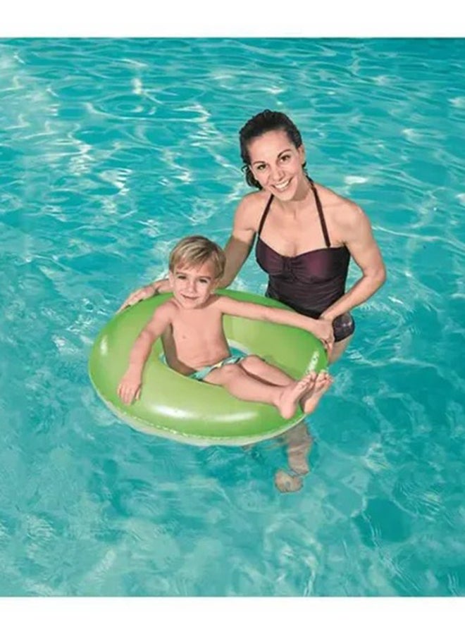 Bestway Frosted Neon Swim Ring 2636024 76cm - Image 2