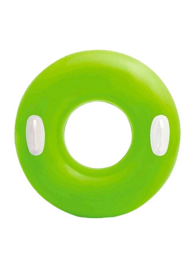 INTEX Hi-Gloss Tube Ring Float With Handles 24x12x3cm - Image 1