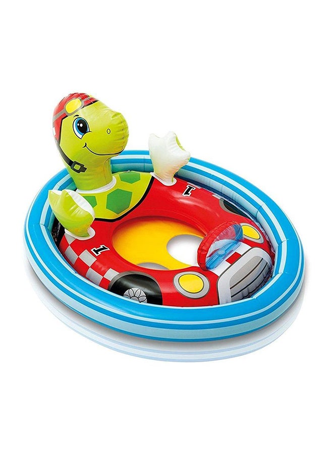 انتكس عوامة سباحة قابلة للنفخ بتصميم سلحفاة - Image 1
