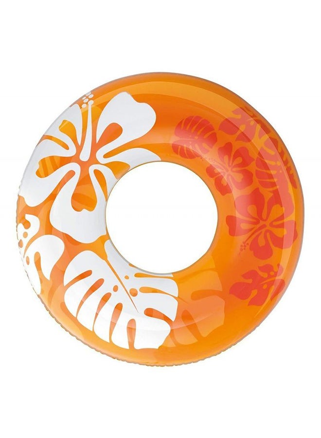 INTEX Butterfly Print Inflatable Swim Ring Float 24.13x16.51x2.54cm - Image 1
