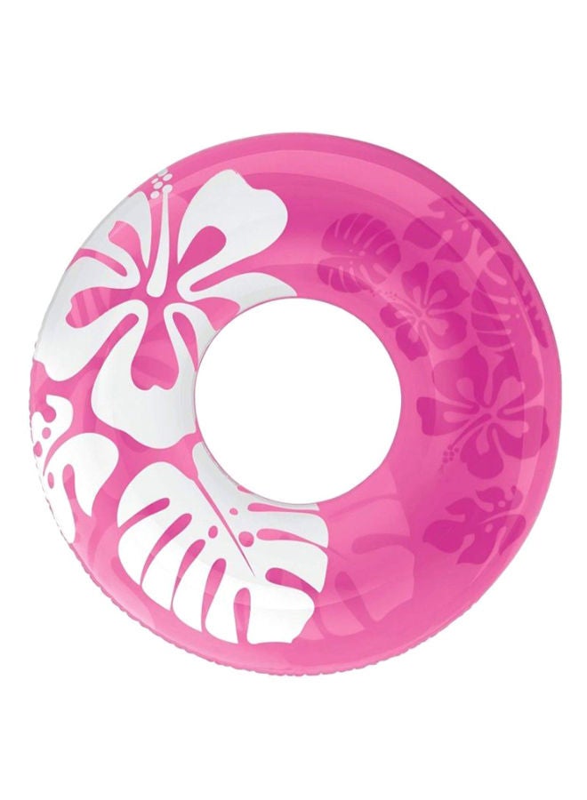 INTEX Butterfly Print Inflatable Swim Ring Float 59251 91cm - Image 1