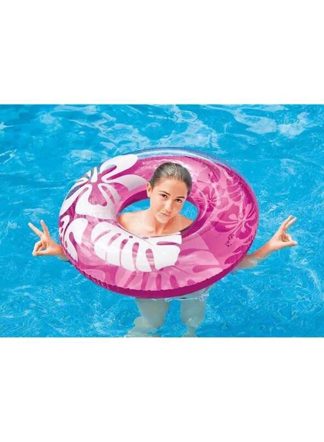 INTEX Butterfly Print Inflatable Swim Ring Float 24.13x16.51x2.54cm - Image 4