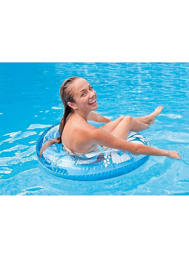 INTEX Butterfly Print Inflatable Swim Ring Float 24.13x16.51x2.54cm - Image 5