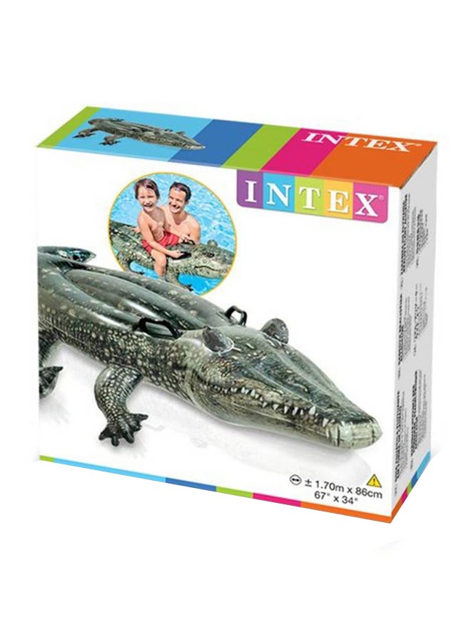 INTEX Realistic Gator Ride -On 170.18x86.36x86.36cm  - Image 2