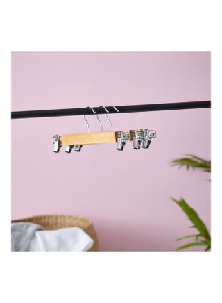 3-Piece Forest Trouser Hangers Beige/Silver - v1653583923/N45714964A_1