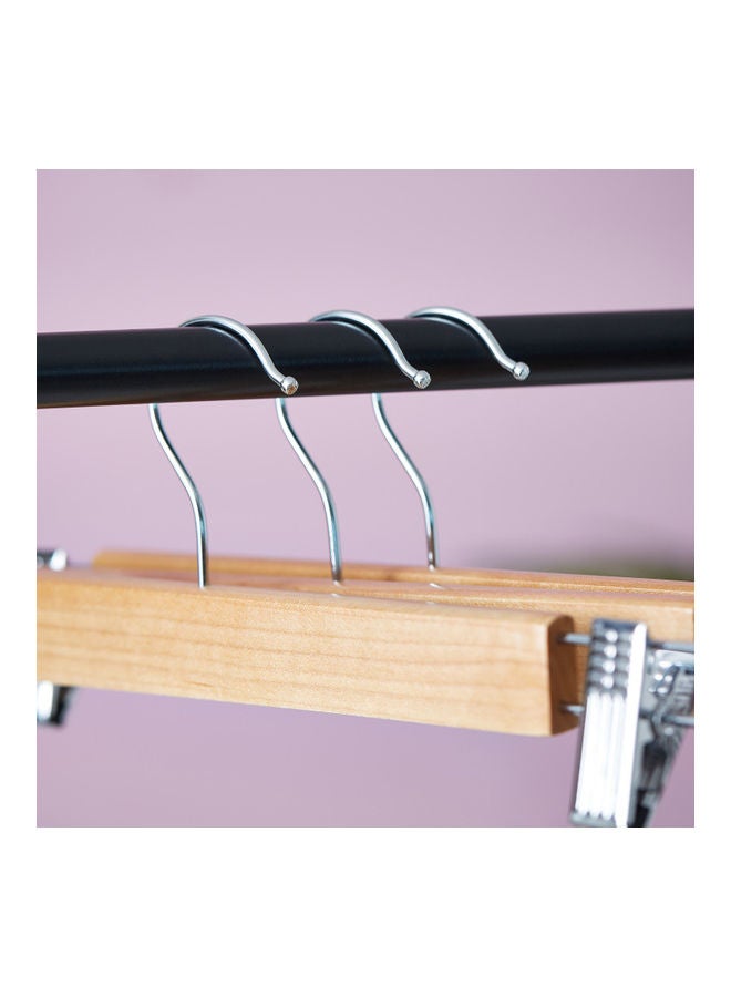 Home Box 3-Piece Forest Trouser Hangers Beige/Silver  - Image 2