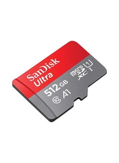 Ultra U1, C10, A1, UHS-1, 120MB/s R, 4x6, 10Y microSDXC Card 512 GB