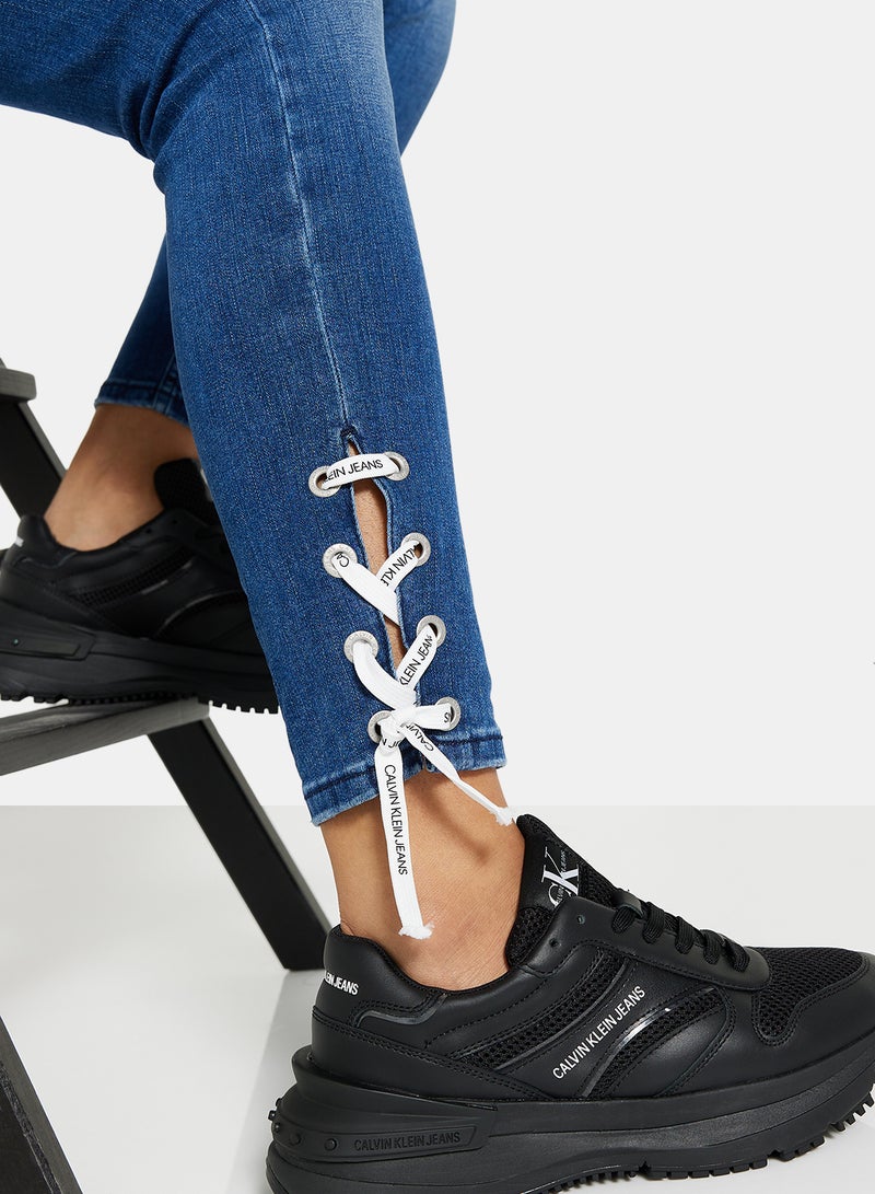 Calvin Klein Jeans - Mid Rise Skinny Jeans Blue - Image 1