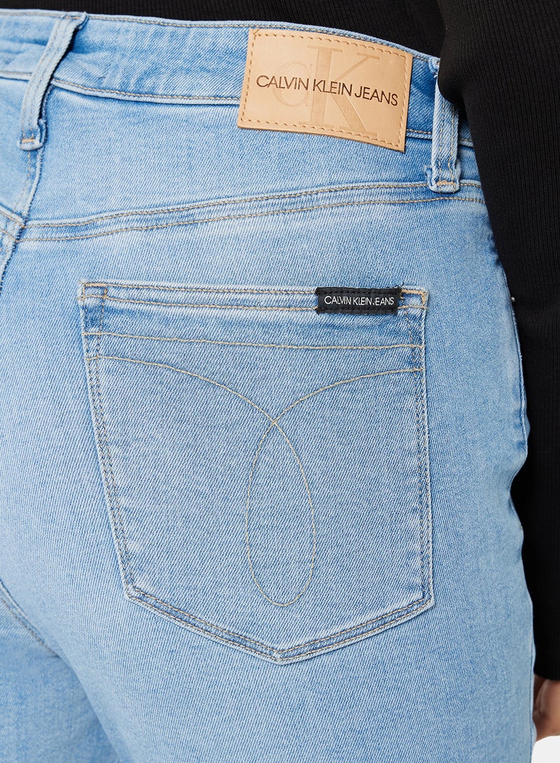 Calvin Klein Jeans - High-Rise Super Skinny Jeans Denim Light - Image 1