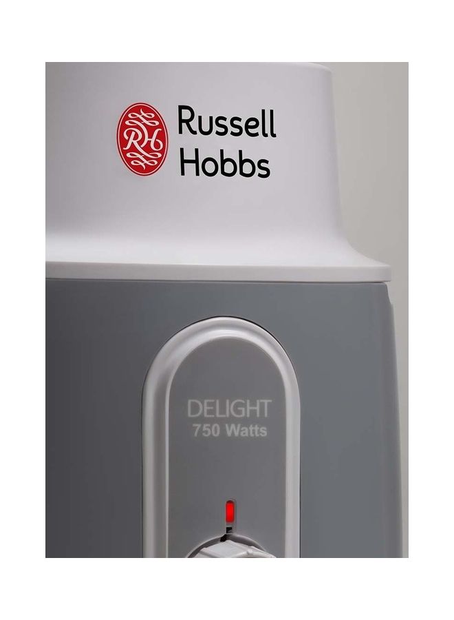 Russell Hobbs - 3-In-1 Mixer Grinder 750W, Multifunctional Grinder with Stainless Steel, 3 Speed, Perfect for Dry & Wet Fine Grinding, Mixing & Juicing 1.5 L 750 W MG42506 White/Grey - Image 1