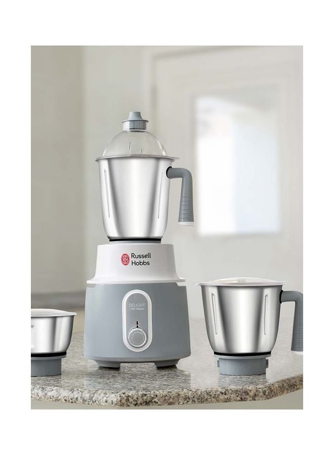 3-In-1 Mixer Grinder 750W, Multifunctional Grinder with Stainless Steel, 3 Speed, Perfect for Dry & Wet Fine Grinding, Mixing & Juicing 1.5 L 750 W MG42506 White/Grey - v1653624320/N53328568A_6