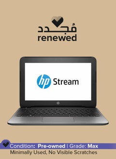 HP Renewed - Notebook Stream 11 Pro (2015) Laptop With 11.6-Inch Display,Intel Celeron N2840 Processor/4th Gen/2GB RAM/32GB SSD/Integrated Graphics Grey  - Image 1