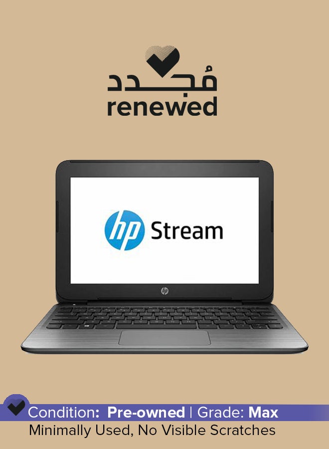 HP - Renewed - Notebook Stream 11 Pro (2015) Laptop With 11.6-Inch Display,Intel Celeron N2840 Processor/4th Gen/2GB RAM/32GB SSD/Integrated Graphics Grey - Image 1