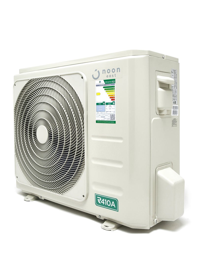 Noon East - Split Air Conditioner - 1 Ton 12000 BTU/ H - With Cooling Split AC Operation And HEPA Filteration air_conditioner White - Image 1