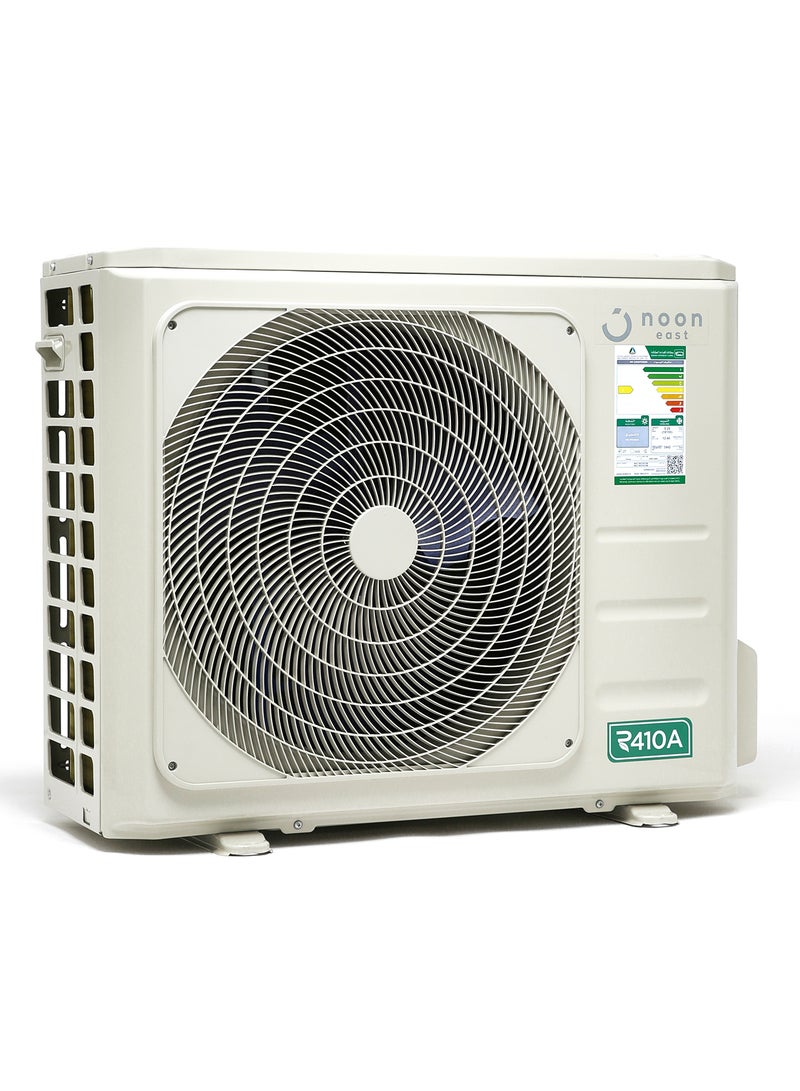 Noon East - Split Air Conditioner - 1 Ton 12000 BTU/ H - With Cooling Split AC Operation And HEPA Filteration air_conditioner White - Image 1