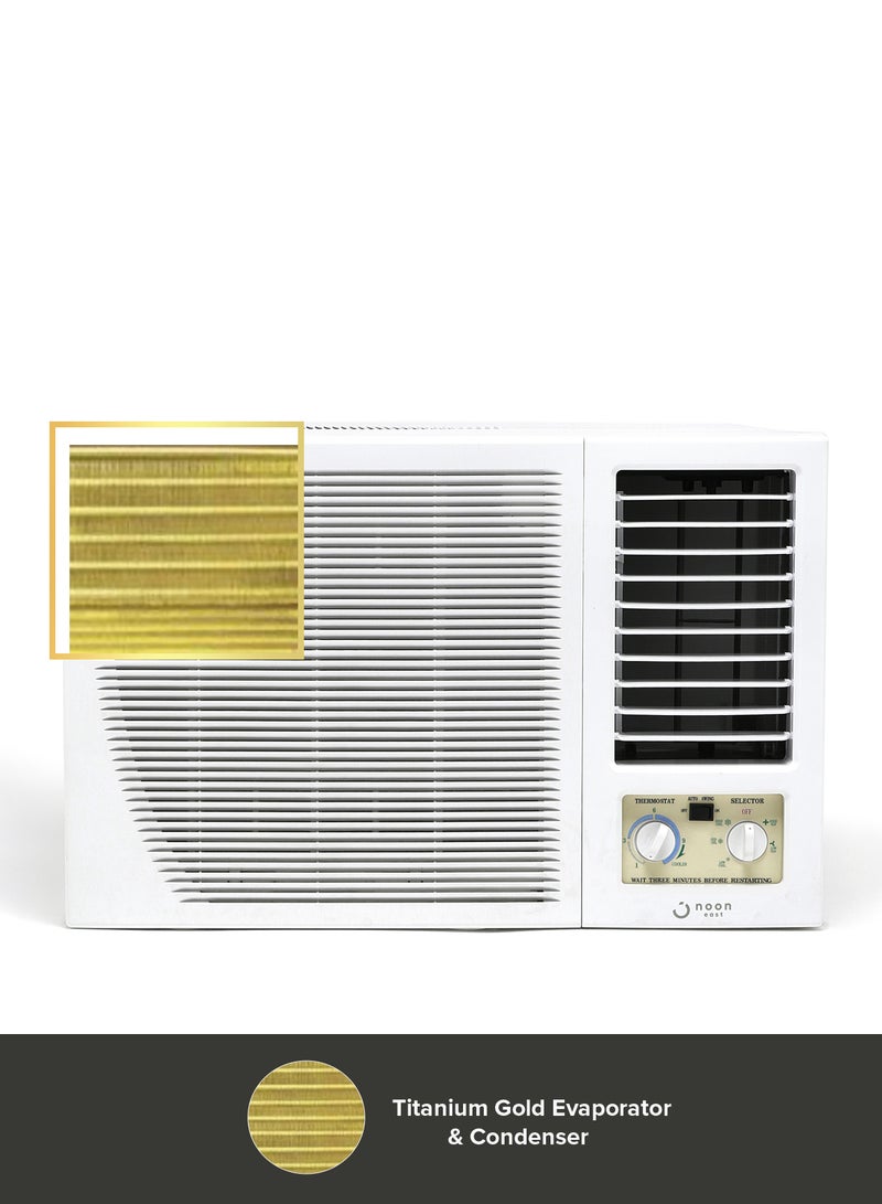 Window Air Conditioner - 1.5 Ton 18000 BTU/ H - With Cooling Window AC Operation And 2 Way Swing air_conditioner White