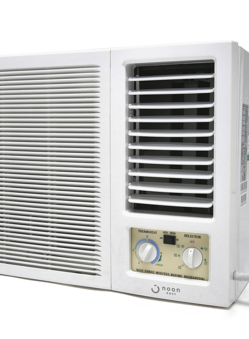Window Air Conditioner - 1.5 Ton 18000 BTU/ H - With Cooling Window AC Operation And 2 Way Swing air_conditioner White