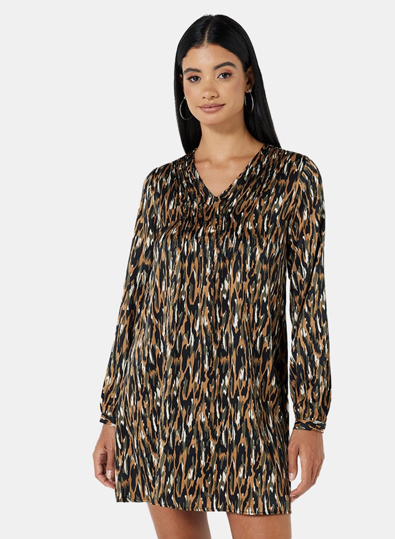 VERO MODA Chloe Mini Dress Ivy Green  - Image 1