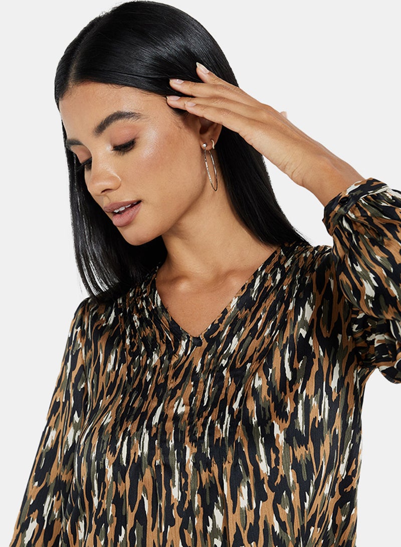 VERO MODA Chloe Mini Dress Ivy Green  - Image 3