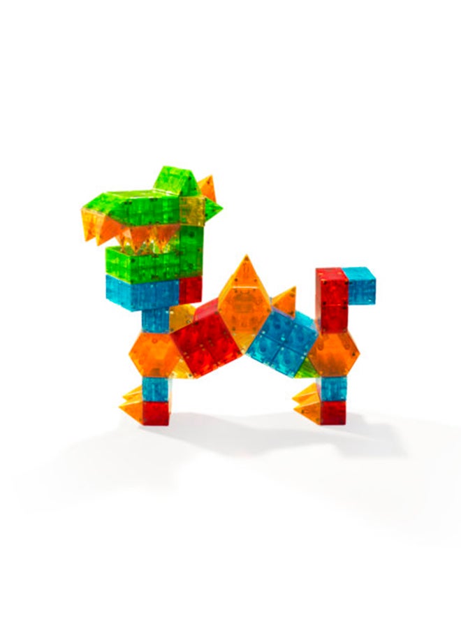 MAGNA-TILES - 19785 85-Piece 3D Magnetic Building Magna-Qubix Set 3_years - Image 1