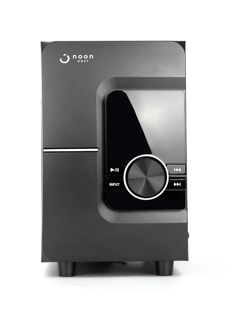 Noon East Groove 5.1 Multimedia Bluetooth Home Theater Speaker - With 45 W Output, Display, Remote Control, USB Playback EM-5190FST Black Groove 5.1