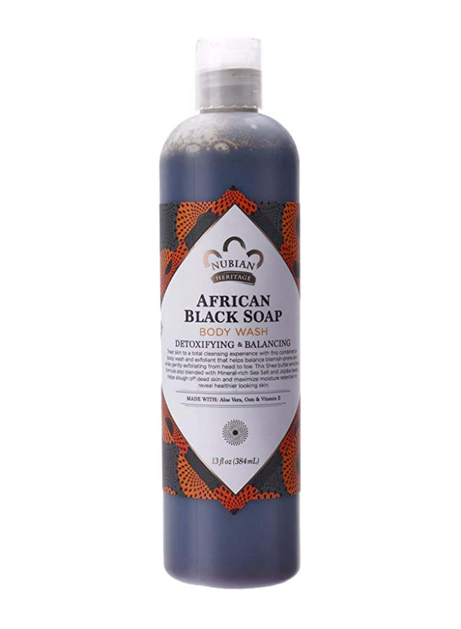 Nubian Heritage African Black Soap Body Wash  - Image 1