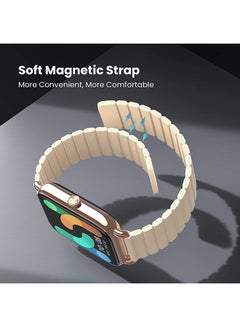 Haylou RS4 Plus Smartwatch Retina AMOLED HD Display 105 Sports Mode SpO2 Heart Rate Metal Magnetic strap Gold  - Image 3