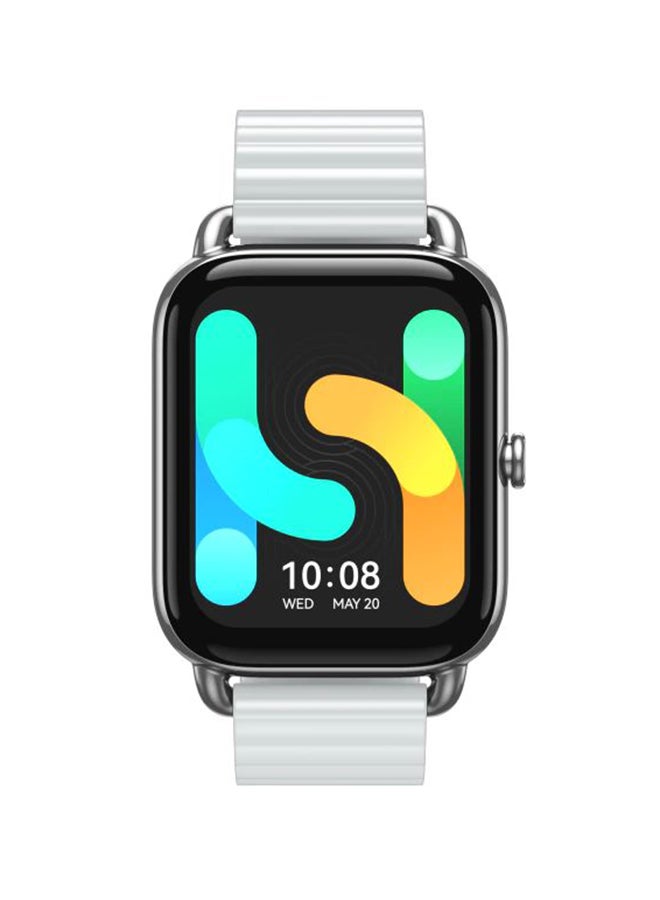 Haylou - RS4 Plus Smartwatch Retina AMOLED HD Display 105 Sports Mode SpO2 Heart Rate Metal Magnetic strap Silver - Image 1