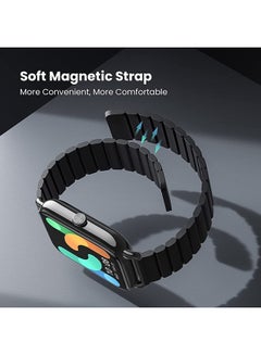 Haylou RS4 Plus Smartwatch Retina AMOLED HD Display 105 Sports Mode SpO2 Heart Rate Metal Magnetic strap Black  - Image 4