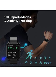 Haylou RS4 Plus Smartwatch Retina AMOLED HD Display 105 Sports Mode SpO2 Heart Rate Metal Magnetic strap Black  - Image 5