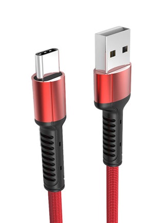 كابل باور لاين+ من USB-C إلى USB 3.0 أحمر وأسود - v1653654161/N32967109A_1