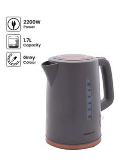 Alsaif Tornado Electric Kettle 1.7 L 2200 W 91636/4/1gy Grey  - Image 1