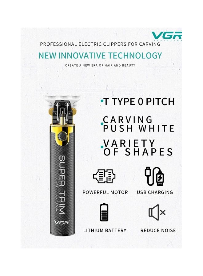 في جي آر ماكينة قص الشعر الاحترافية للرجال أسود - Image 3