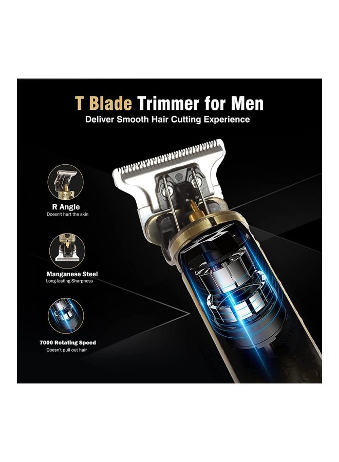 VGR Hair Clippers Beard Trimmer For Men Gold - Image 2