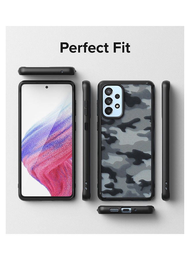 Ringke Fusion Series Cover for Samsung Galaxy A53 5G Case Transparent Thin Hard Back - Camo Black - Image 5