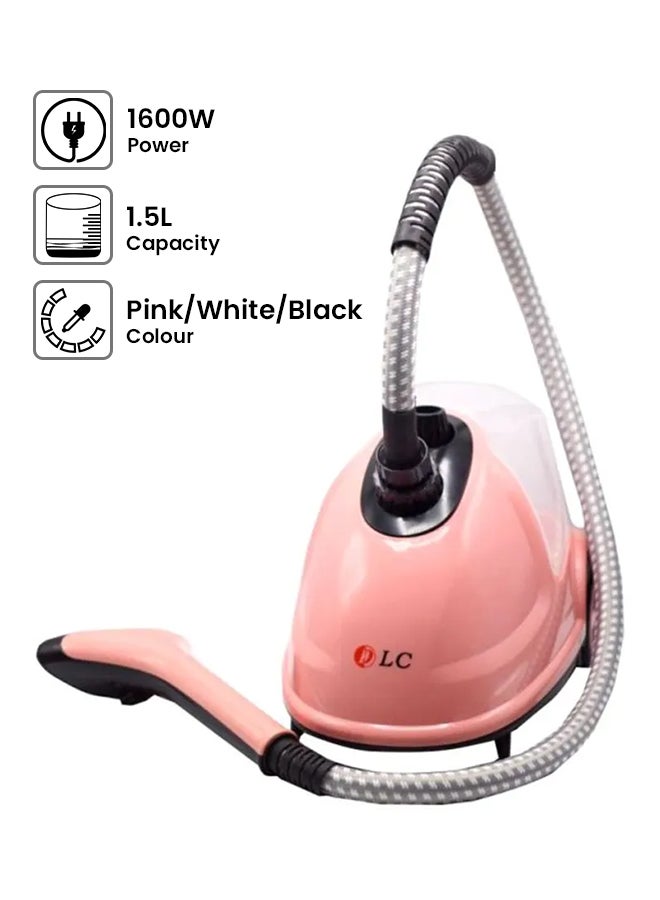 DLC Garment Steamer 1600W 1.5 L 1600.0 W DLC-530 Pink/White/Black  - Image 1
