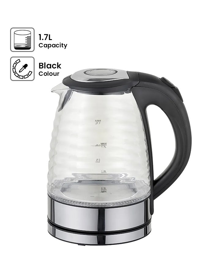 ألسيف إليك غلاية كهربائية بتصميم متميز 1.7 L E03208/B أسود