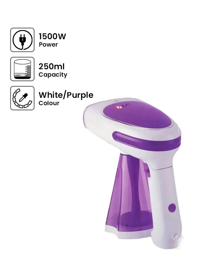 DLC Electric Handheld Garment Steamer 1500W 250.0 ml 1500.0 W DLC-540 White/Purple  - Image 1
