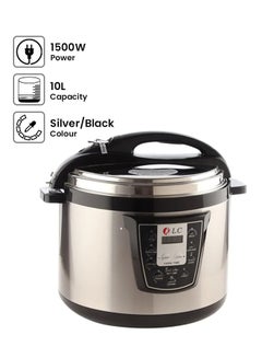 DLC Electric Pressure Cooker 10.0 L 1500.0 W DLC-3021-10 Silver/Black  - Image 1