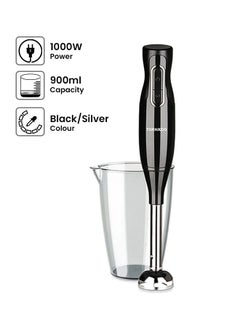 TORNADO Hand Blender 1000 W THB-1000S Black/Silver 
