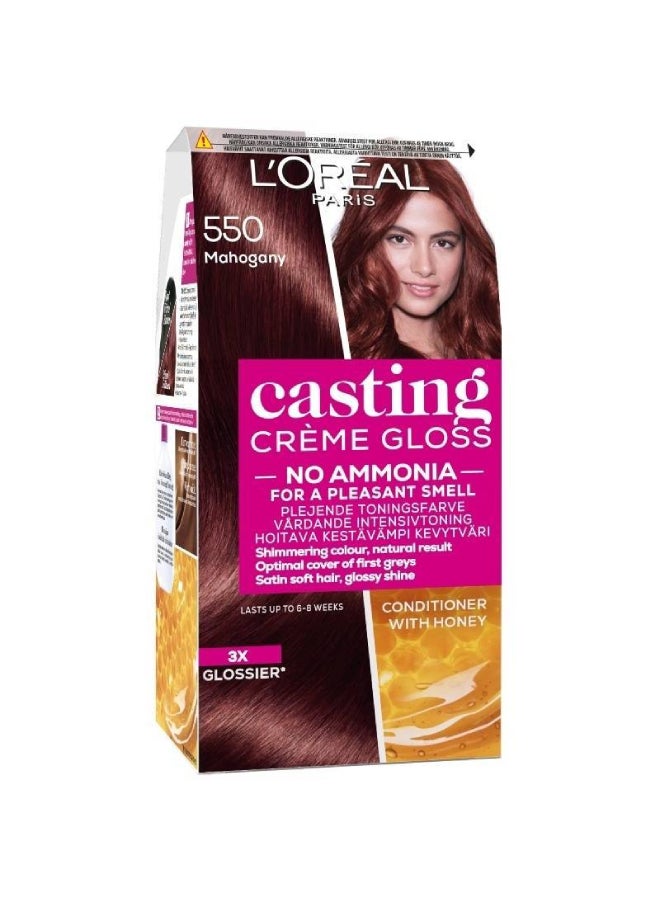 Casting Creme Gloss 550 Mahogany Light Brown 180ml