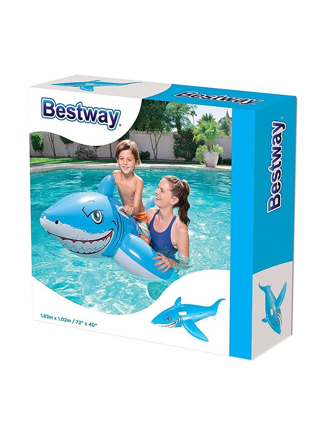Bestway Shark Swimming Rider Float 183x102cm  - Image 1