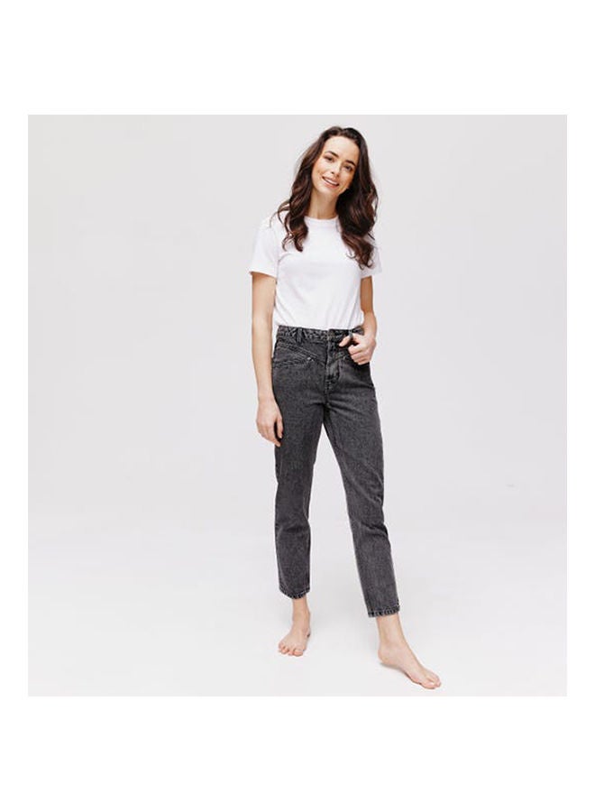 promod Marcel High-Waist Jeans Black Denim - Image 1