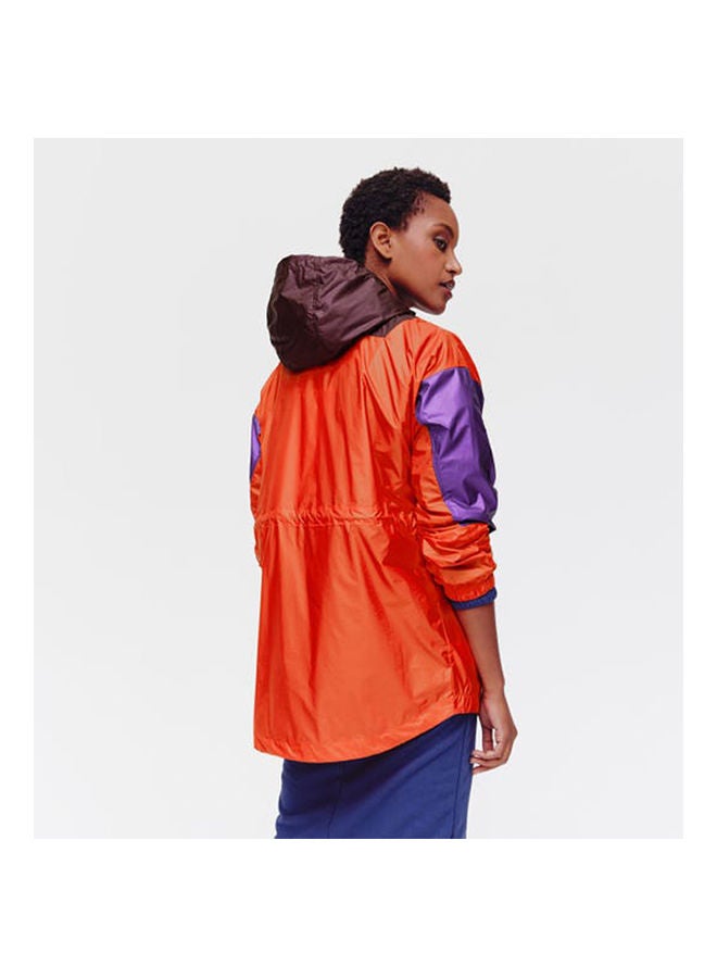 promod - Hooded Windcheater Orange Print - Image 1