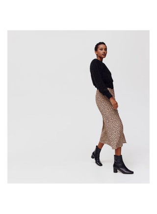 Long Patterned Skirt Beige Print - v1653825146/N52750634V_1